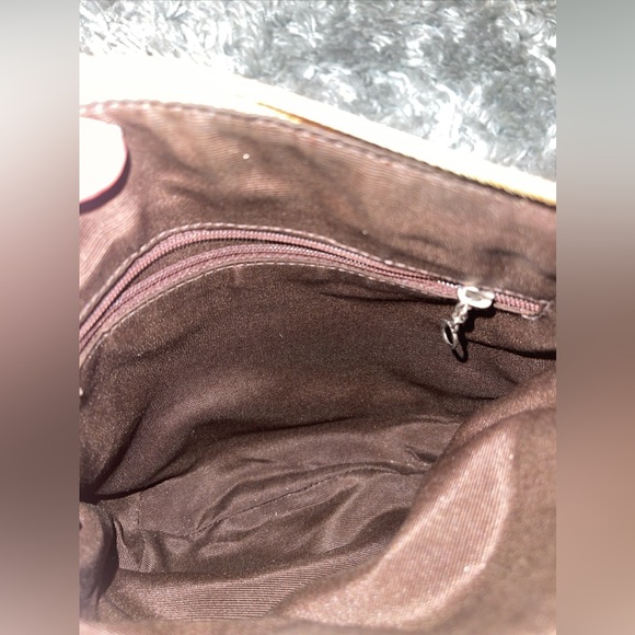 Vintage Coach Light Tan Leather Crossbody Purse Swingpack Legacy Soho w/ Fob - Picture 9 of 11